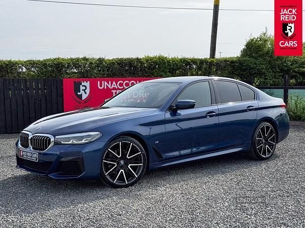 Blue Used 2021 BMW 520 M Sport Sedan | £24,500 (Fair price) - Image 1/4