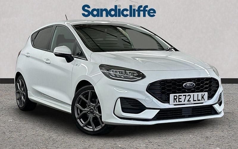 White Used 2022 Ford Fiesta ST-Line Hatchback | £13,426 (Fair price) - Image 1/4