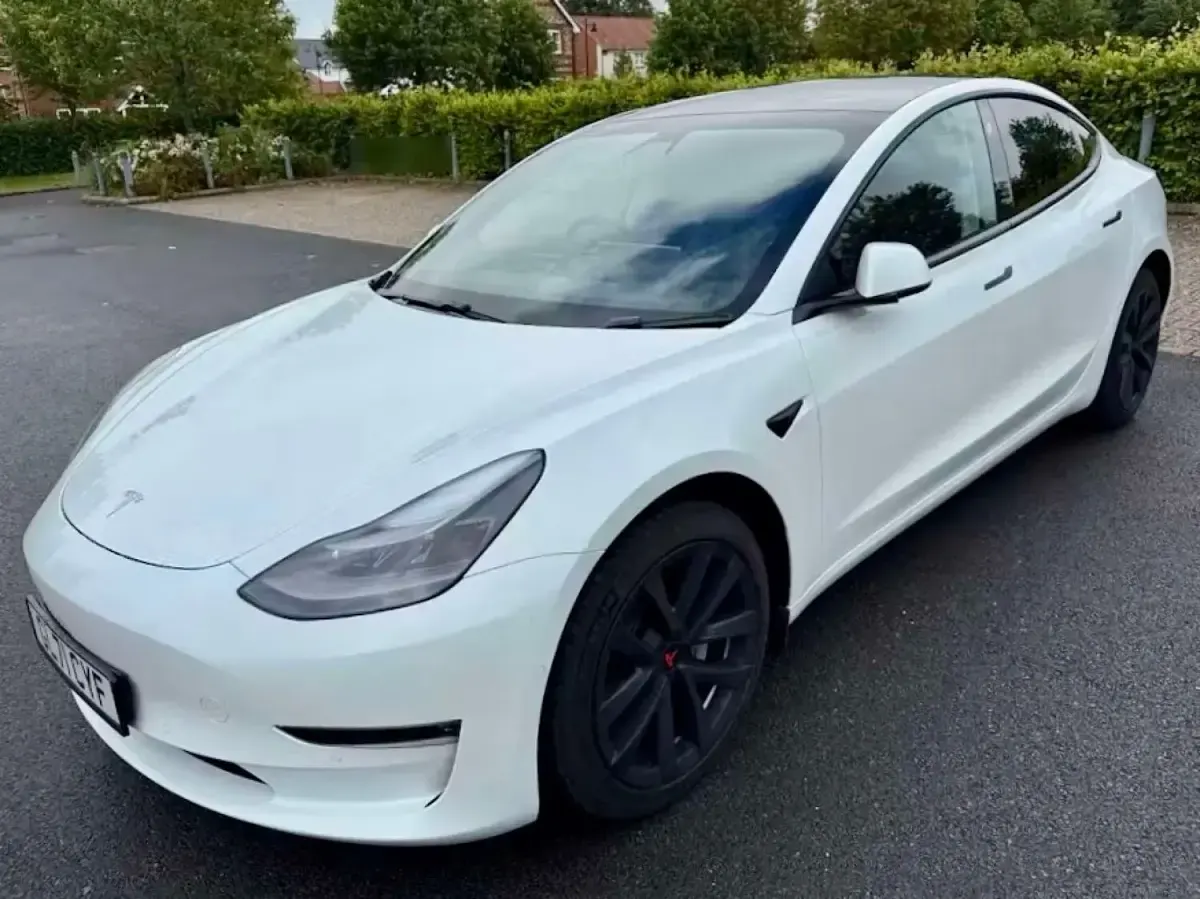 Used Tesla Model 3 Long Range AWD 366 kW (498 HP) 2022 White Sedan