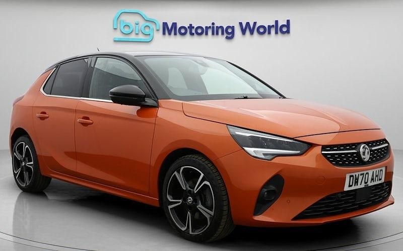Used Vauxhall Corsa Elite 101 HP (74 kW) 2021 Orange Hatchback