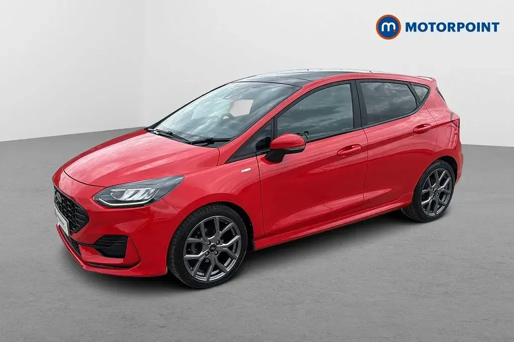 Used Ford Fiesta ST-Line 125 HP (91 kW) 2021 Red Hatchback