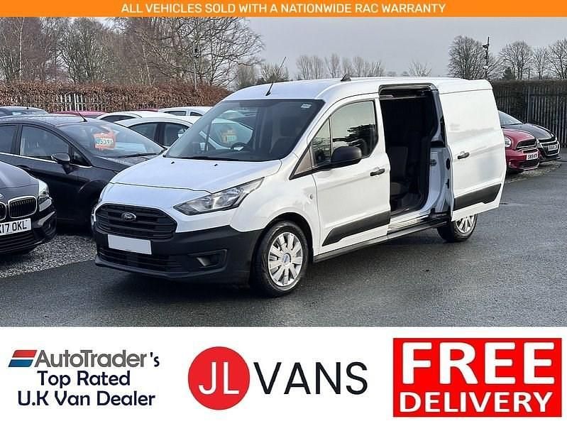 Frozen white (solid paint) Used 2021 Ford Transit Estate | £13,925 (Good price) - Image 1/3
