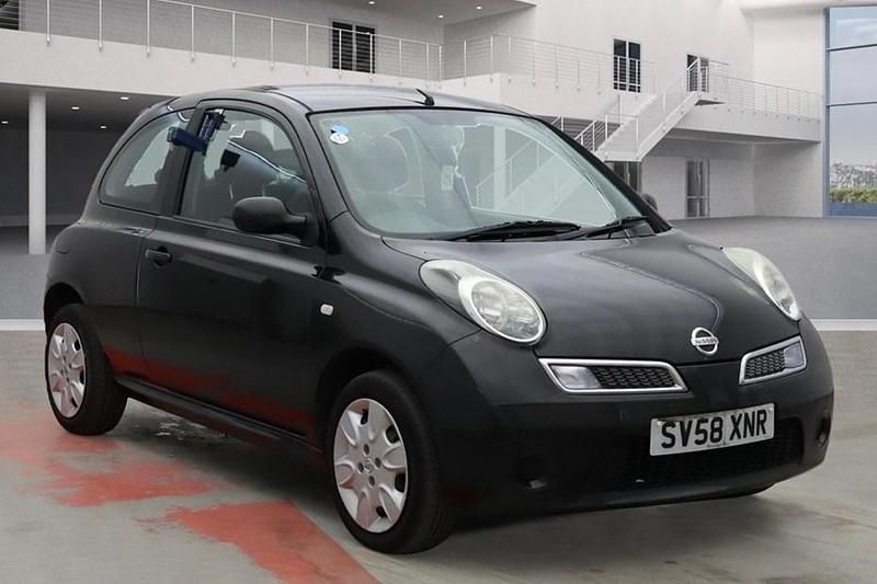 Black Used 2008 Nissan Micra Acenta Hatchback | £2,895 (Fair price) - Image 1/1