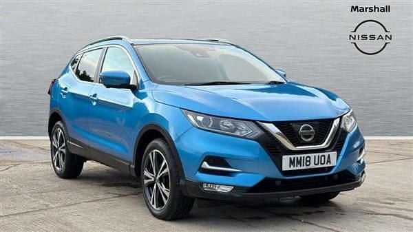 Blue Used 2018 Nissan Qashqai N-Connecta SUV | £9,357 (Good price) - Image 1/4