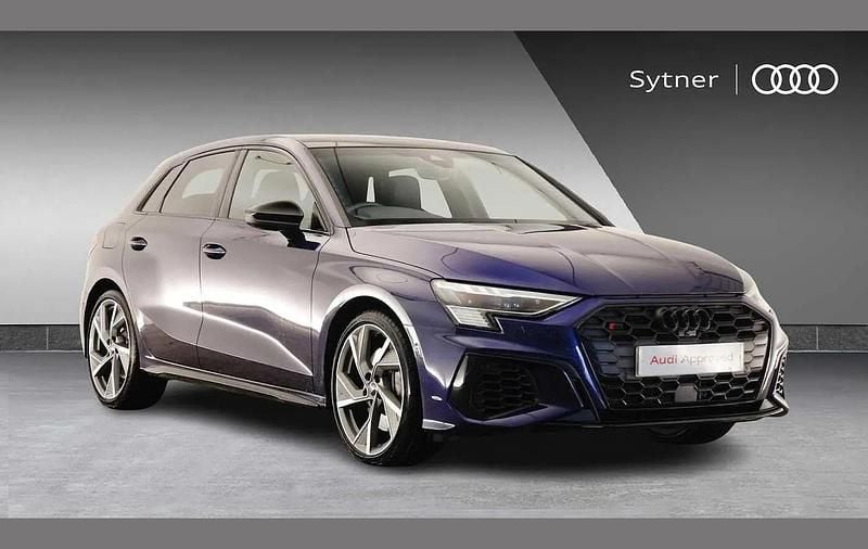 Blue Used 2023 Audi S3 Sportback Black Edition Hatchback | £39,000 - Image 1/4