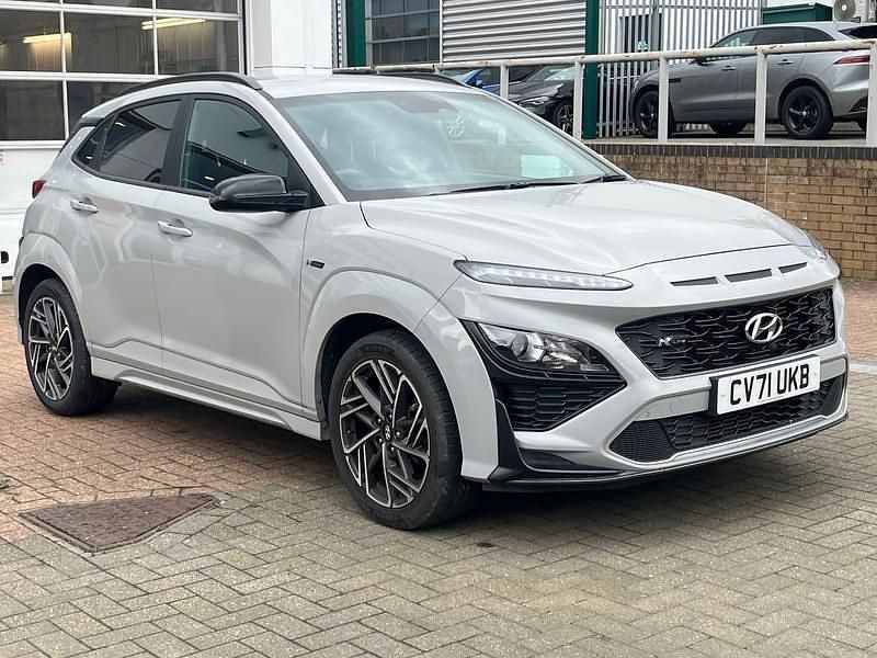 Grey Used 2021 Hyundai Kona N Line SUV | £14,995 (Fair price) - Image 1/4