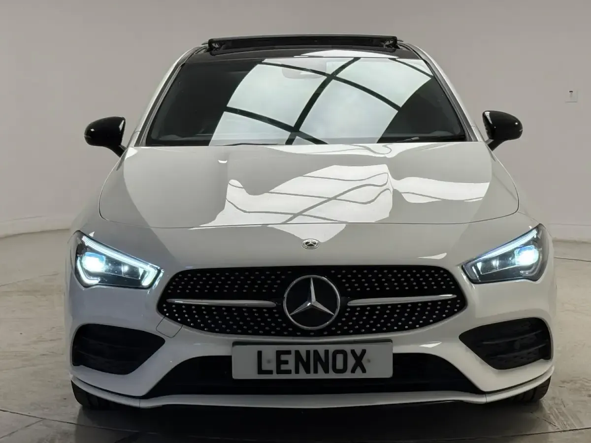 Used Mercedes CLA250e AMG Line Premium Plus 218 HP (160 kW) 2022 White Coupe