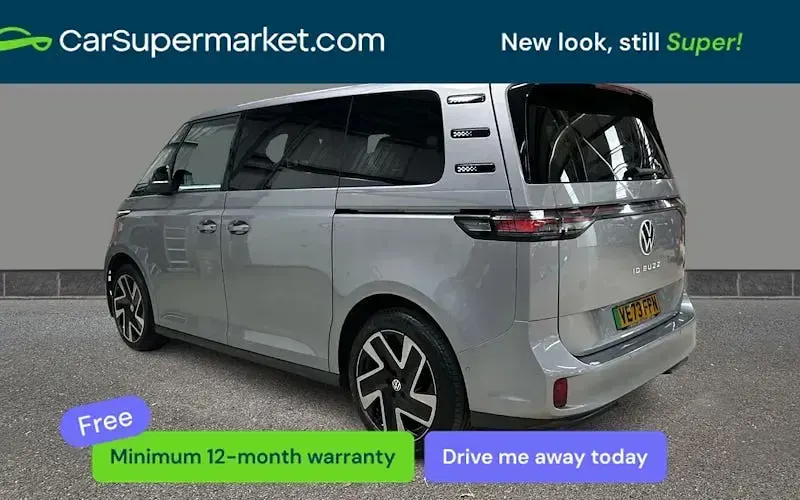 Usado VW ID. Buzz Pro 150 kW (204 HP) 2023 Prateado Monovolume