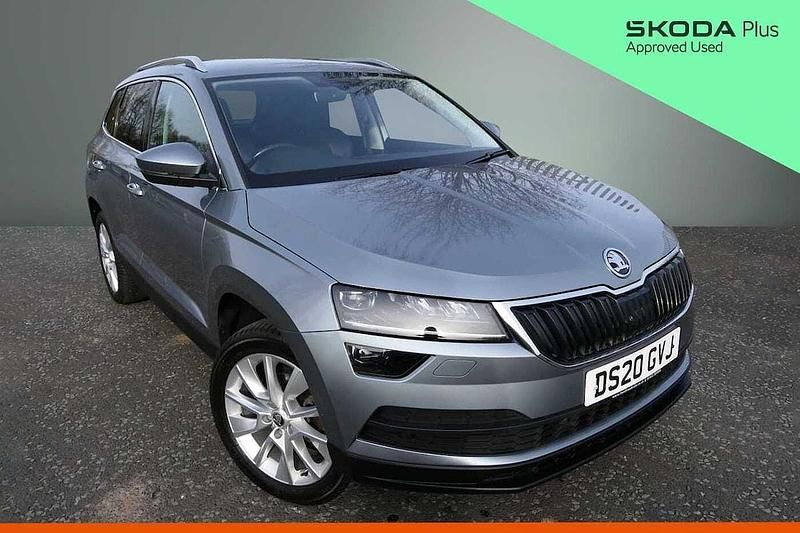 Used Skoda Karoq SE L 110 HP (80 kW) 2020 Business grey metallic SUV