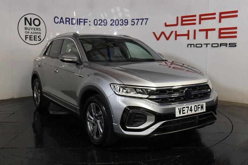 Silver New 2025 VW T-Roc R-line SUV | £27,488 (Good price) - Image 1/4