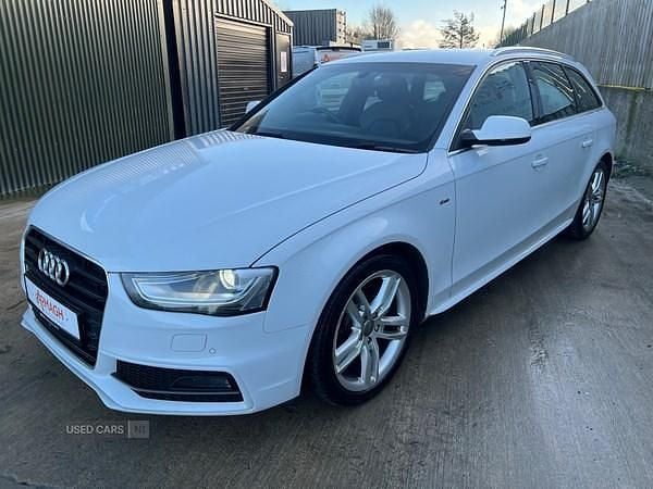 White Used 2015 Audi A4 S-Line Estate | £5,995 (Good price) - Image 1/4