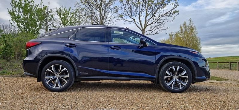 Used Lexus RX450h Luxury Line 2017 Blue SUV