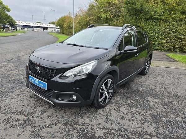 Black Used 2019 Peugeot 2008 GT-line SUV | £7,390 (Fair price) - Image 1/4