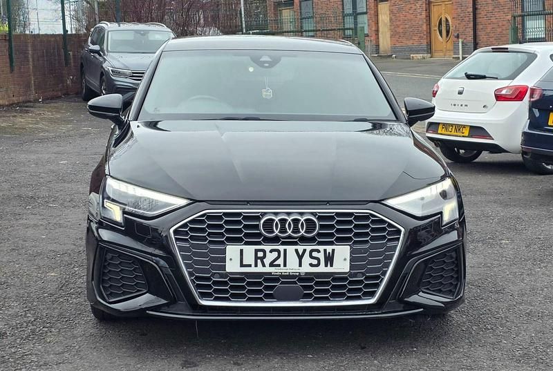 Used Audi A3 S-Line 2021 Black Sedan
