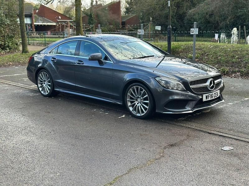 Used Mercedes CLS220 AMG line 177 HP (130 kW) 2016 Grey Coupe