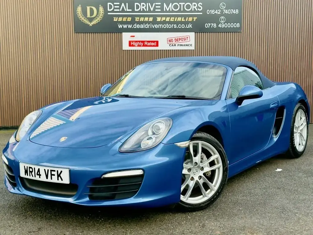Usado Porsche Boxster 265 HP (194 kW) 2014 Azul Cabrios