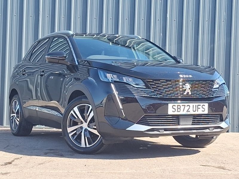 Black Used 2023 Peugeot 3008 Allure+ SUV | £18,698 (Fair price) - Image 1/4