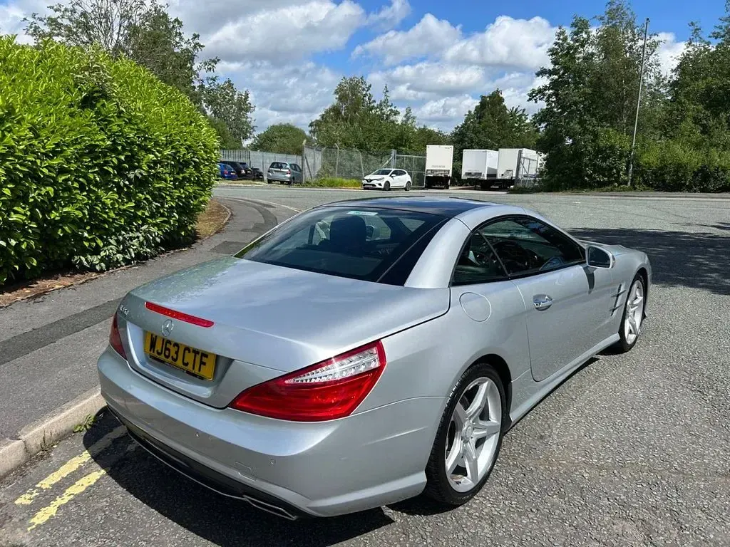Used Mercedes SL350 2013 Silver Cabriolet