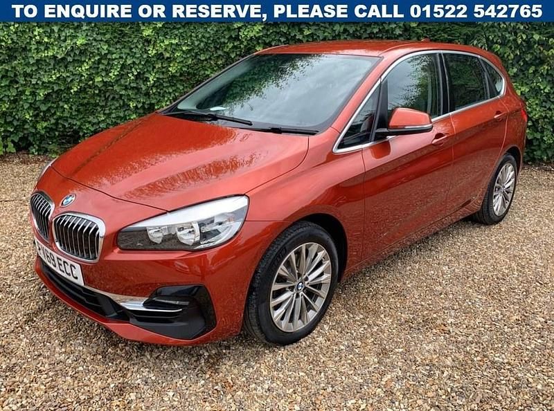Used BMW 220 Active Tourer Luxury Line 188 HP (138 kW) 2019 Orange MPV