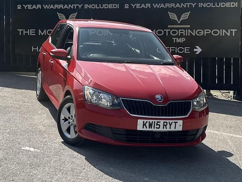 Red Used 2015 Skoda Fabia SE Hatchback | £5,395 (A bit pricey) - Image 1/2