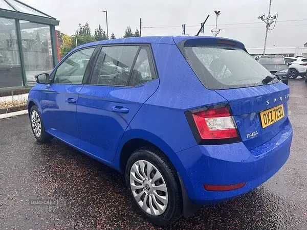 Used Skoda Fabia 75 HP (55 kW) 2020 Blue Hatchback