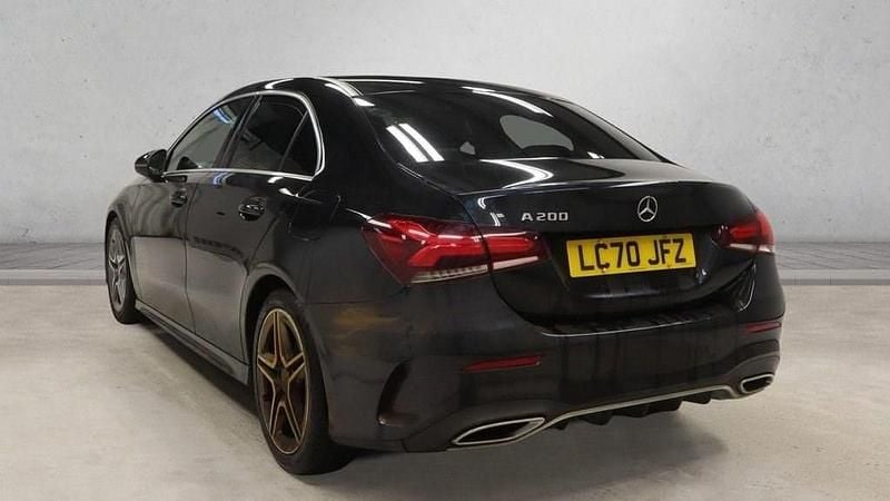 Used Mercedes A200 AMG line 163 HP (119 kW) 2020 Black Sedan