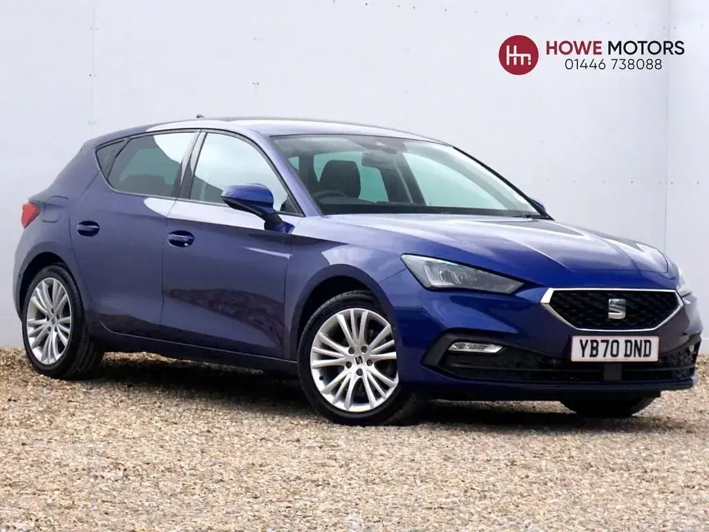 Begagnad Seat Leon SE Dynamic 110 HK (80 kW) 2020 Blå Halvkombi