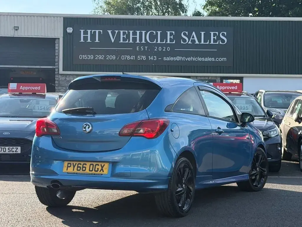 Used Vauxhall Corsa Edition 75 HP (55 kW) 2017 Blue Hatchback