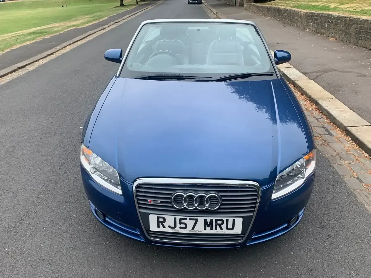 Used Audi A4 Cabriolet S-Line 140 HP (102 kW) 2007 Blue Cabriolet