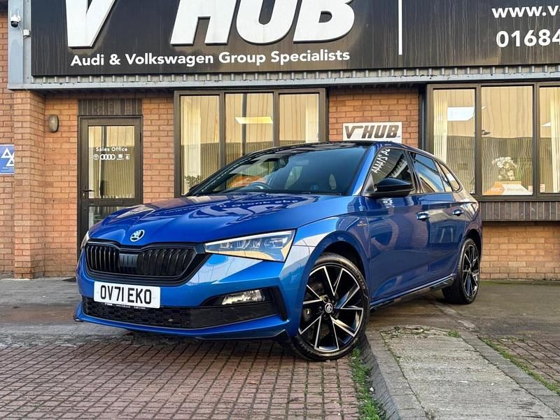 Blue Used 2021 Skoda Scala Monte Carlo Hatchback | £14,990 (Fair price) - Image 1/4