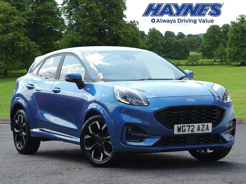 Blue Used 2022 Ford Puma ST-Line X Hatchback | £16,500 (Fair price) - Image 1/4