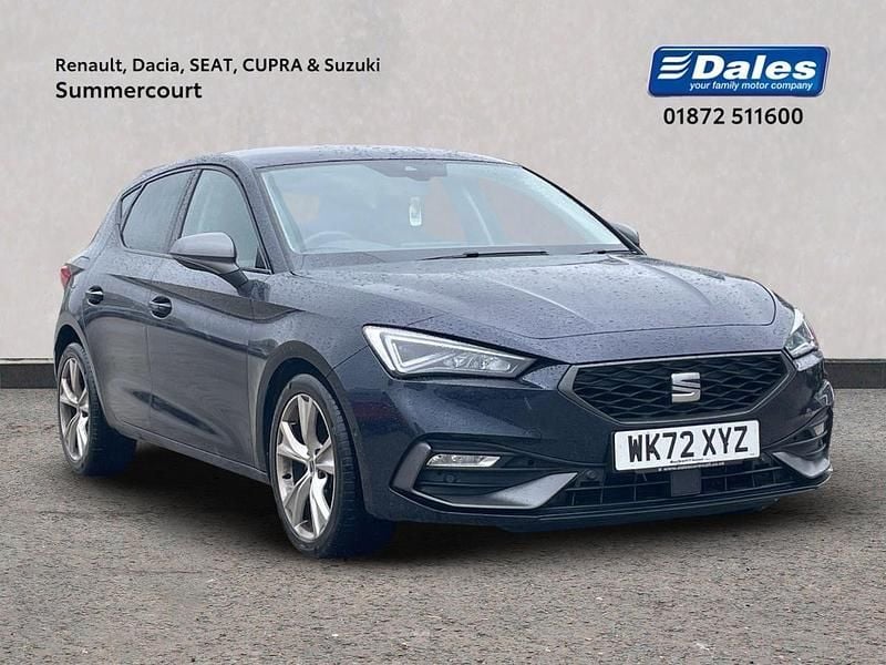 Asphalt blue Used 2022 Seat Leon FR Hatchback | £17,750 (Expensive) - Image 1/1