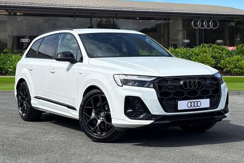 New Audi Q7 Black Edition 2026 White SUV