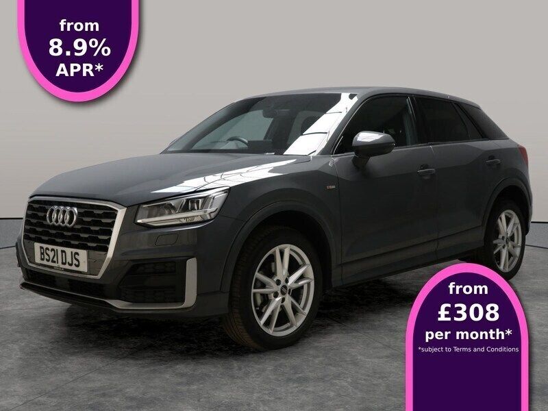 Grey Used 2021 Audi Q2 S-Line SUV | £21,055 (Good price) - Image 1/3