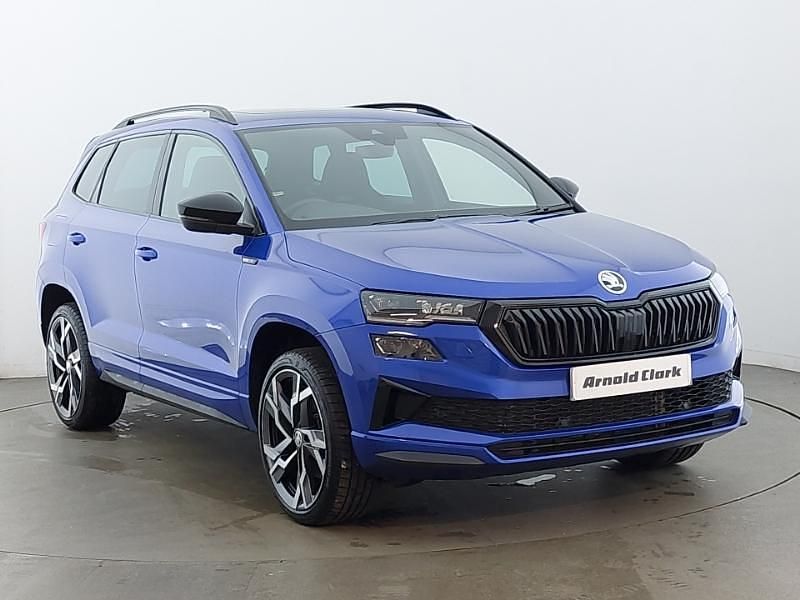 Used Skoda Karoq SportLine 150 HP (110 kW) 2024 Blue SUV
