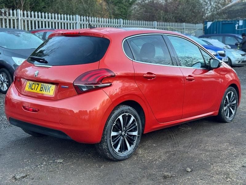 Used Peugeot 208 Allure Premium 2017 Orange Hatchback