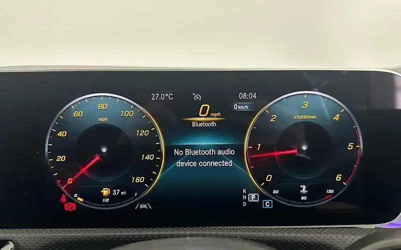 Used Mercedes CLA220 AMG line 190 HP (139 kW) 2020 White Coupe