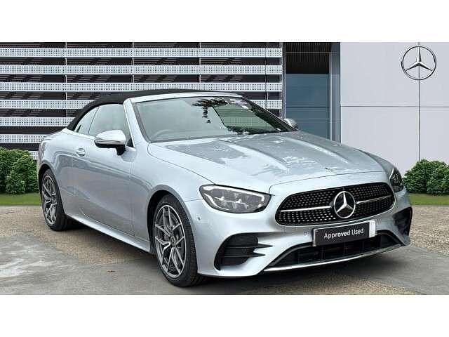 Silver Used 2022 Mercedes E300 AMG Line Premium Cabriolet | £35,032 (Good price) - Image 1/4