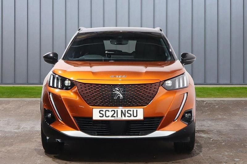 Orange Used 2021 Peugeot e-2008 GT SUV | £13,789 (Fair price) - Image 1/4