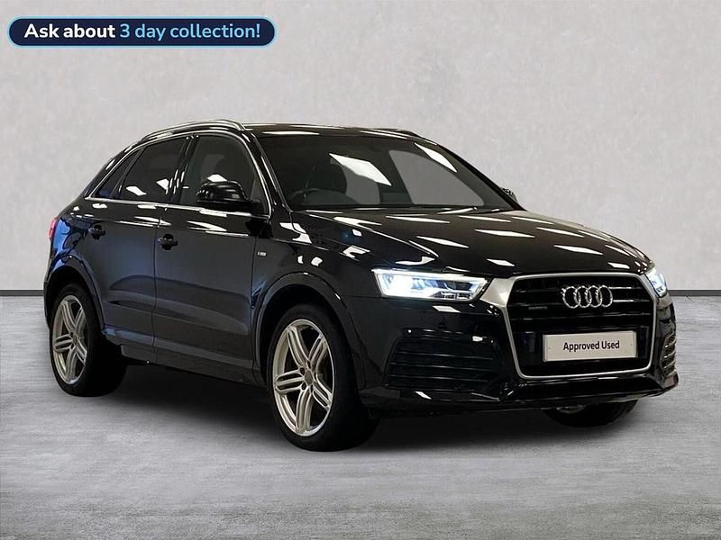 Black Used 2015 Audi Q3 S-line plus SUV | £11,739 (Fair price) - Image 1/4