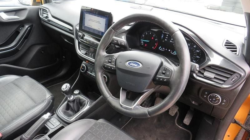 Used Ford Fiesta Active X 2018 Yellow Hatchback