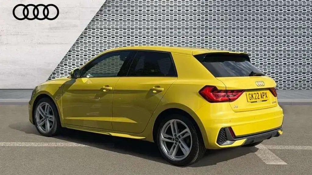 Used Audi A1 S-Line 110 HP (80 kW) 2022 Yellow SUV