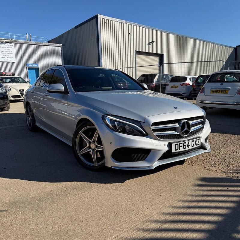 Used Mercedes C220 AMG Line Premium 2015 Silver Sedan