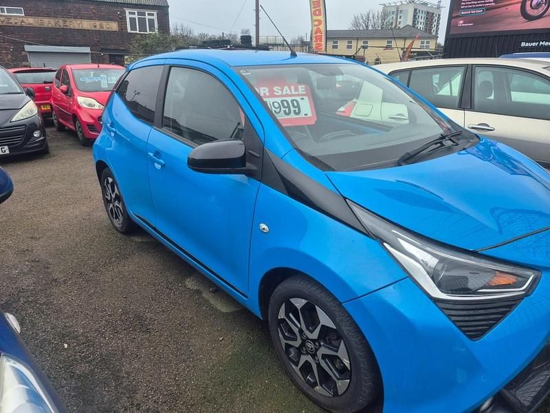 Used Toyota Aygo Trend 72 HP (52 kW) 2019 Blue Hatchback