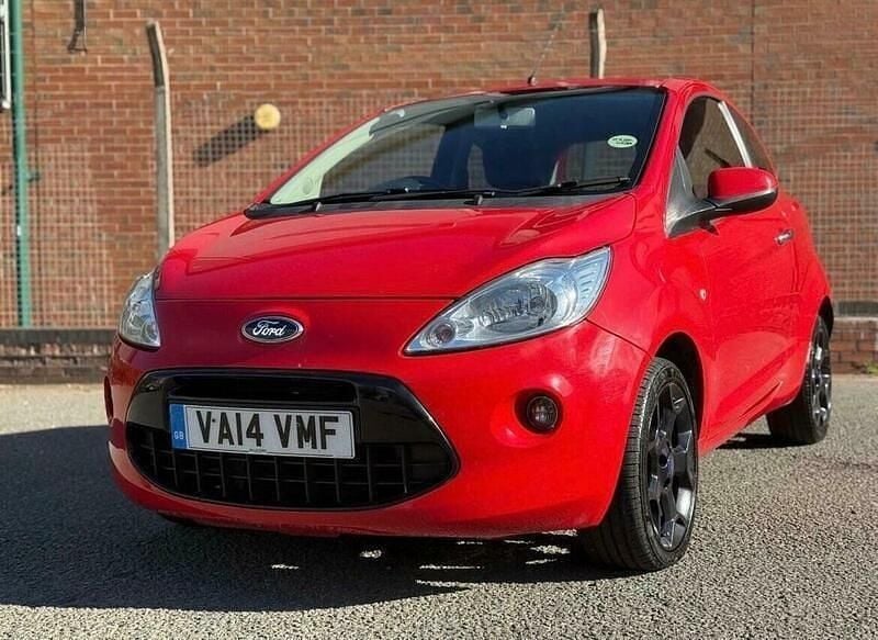 Used Ford Ka Metall 2014 Red Hatchback