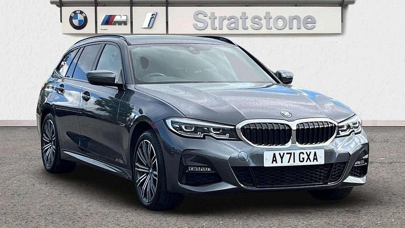 Grey Used 2021 BMW 330e M Sport Estate | £23,999 (Fair price) - Image 1/3