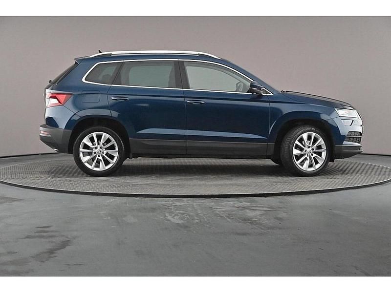 Used Skoda Karoq SE L 110 HP (80 kW) 2021 Petrol blue metallic SUV