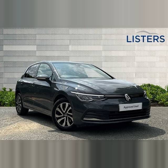 Dolphin grey Used 2022 VW Golf VIII Active Hatchback | £17,900 (Fair price) - Image 1/4