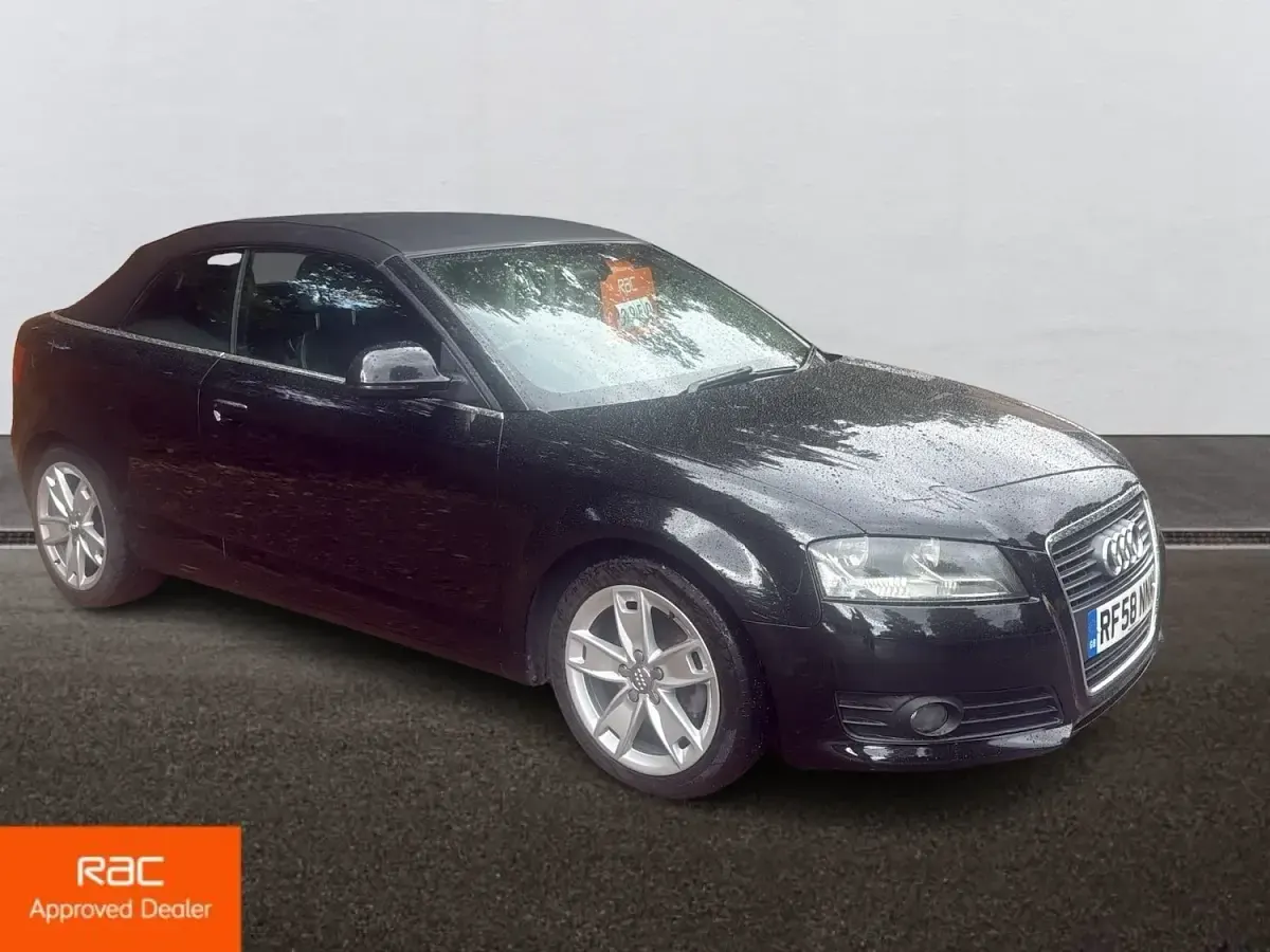 Used Audi A3 Cabriolet Sport 140 HP (102 kW) 2009 Black Cabriolet