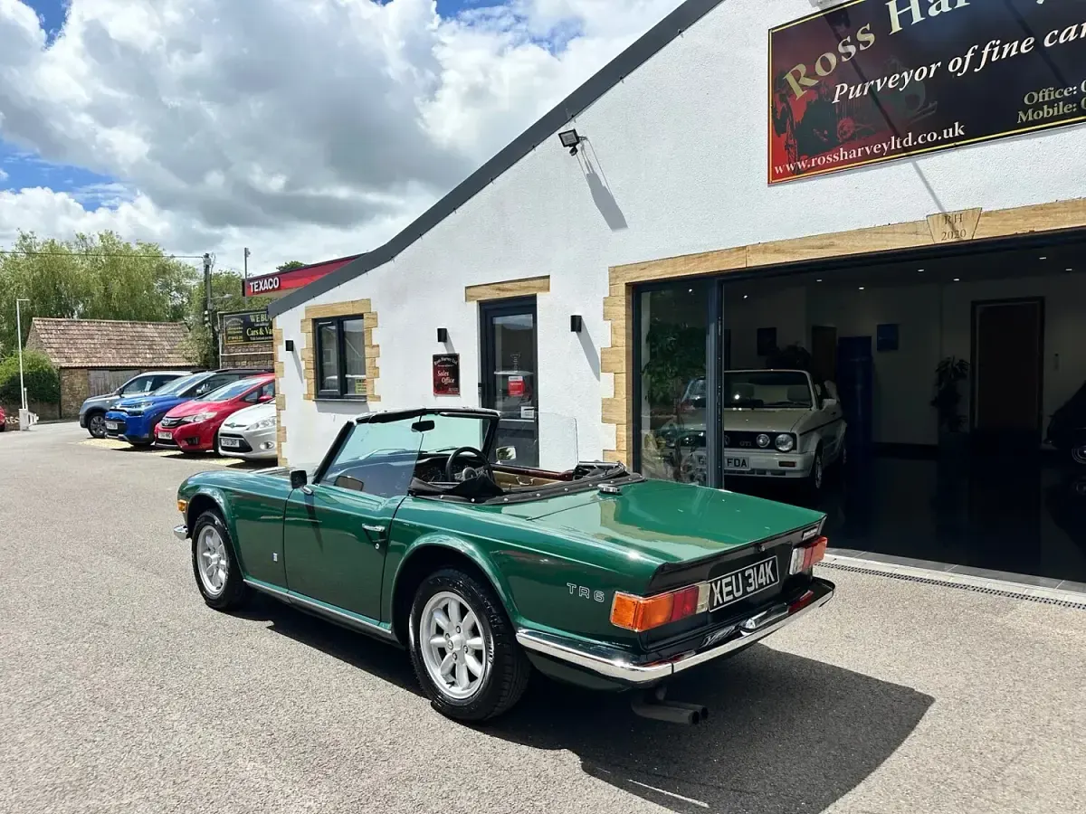 Used Triumph TR6 150 HP (110 kW) 1971 Green Cabriolet
